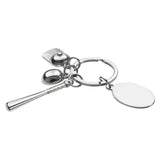 LLAVERO BUNT BASEBALL - PLATA