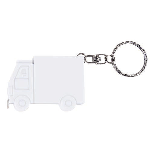 LLAVERO FLEXÓMETRO CAMIÓN - BLANCO