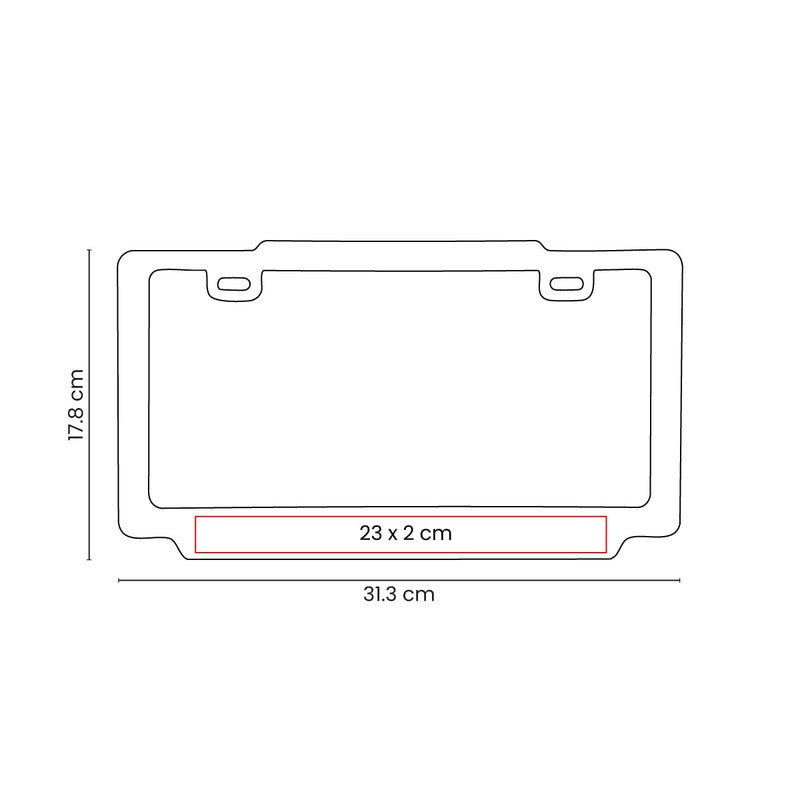 PORTA PLACA VAREK