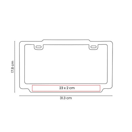 PORTA PLACA VAREK