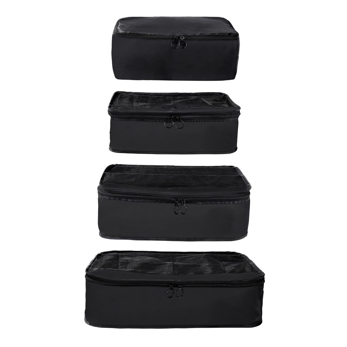 SET ORGANIZADOR DE VIAJE DEVIKA - NEGRO