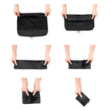 SET ORGANIZADOR DE VIAJE DEVIKA - NEGRO
