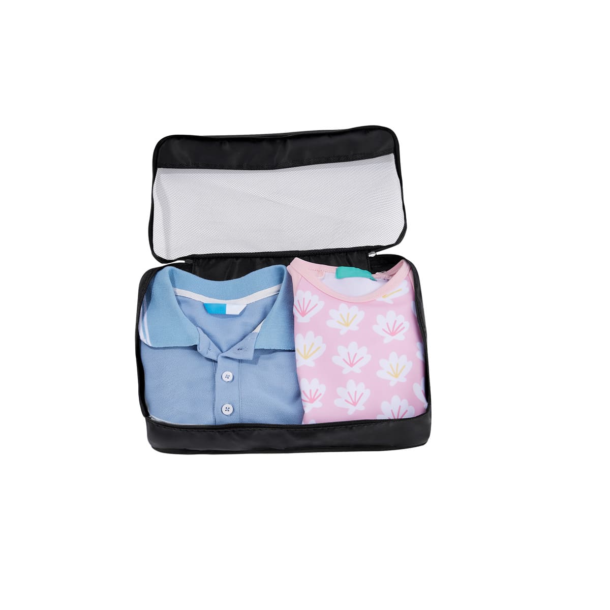 SET ORGANIZADOR DE VIAJE DEVIKA - NEGRO