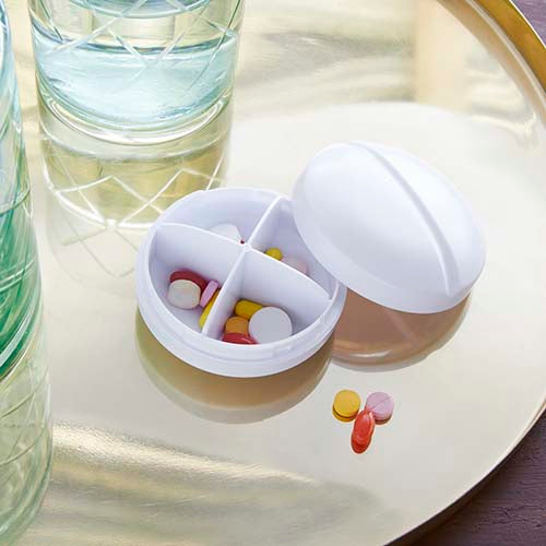 PASTILLERO PÍLDORA - BLANCO