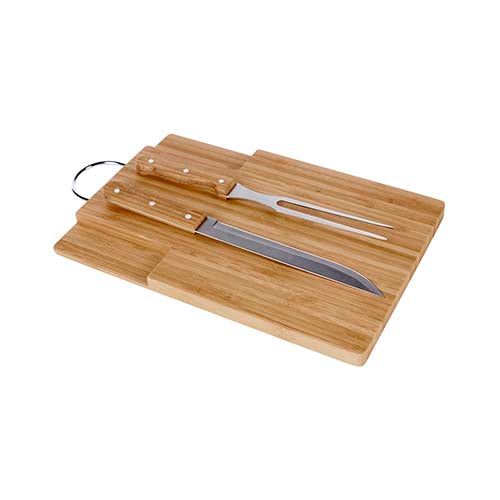 TABLA Y CUCHILLOS JARTUM - BEIGE