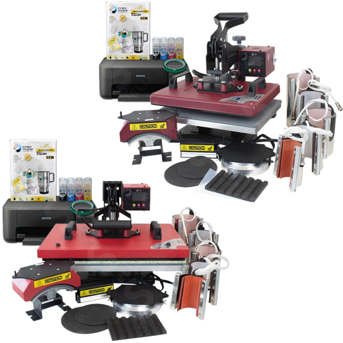 Paquete Combo 10 en 1 Serie Pro 2.0 + Impresora De Sublimación Color Make