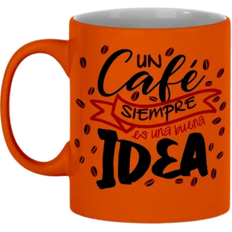 Taza de cerámica 11oz. Neón Color Make