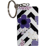 Llavero de Acero Blanco Rectangular con Herraje
