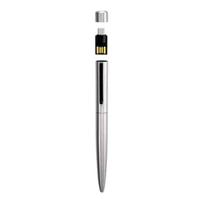BOLÍGRAFO USB 8 GB ELZ - PLATA