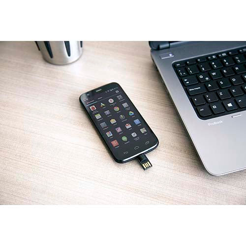 BOLÍGRAFO USB 8 GB ELZ - PLATA