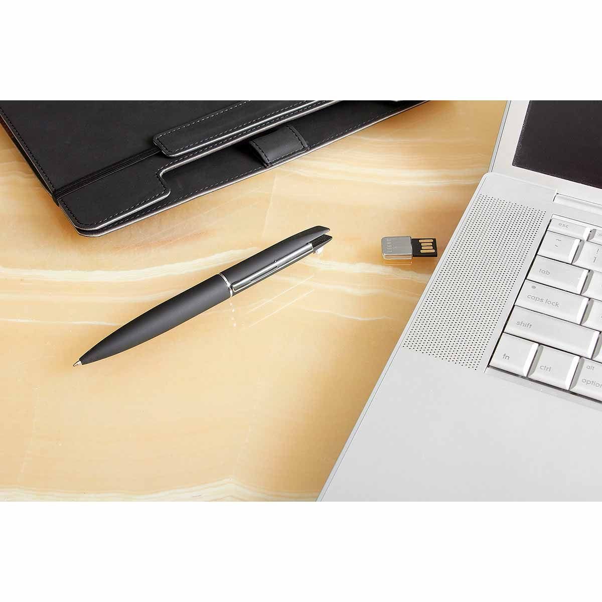 BOLÍGRAFO USB 16 GB LORIEN - NEGRO