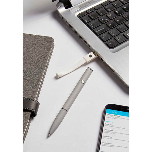 BOLÍGRAFO USB 8 GB ROOT - GRIS
