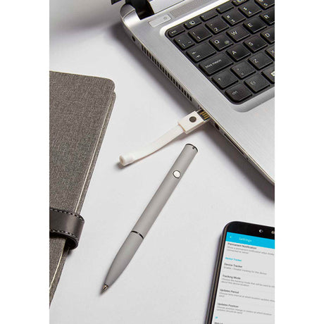 BOLÍGRAFO USB 8 GB ROOT - GRIS