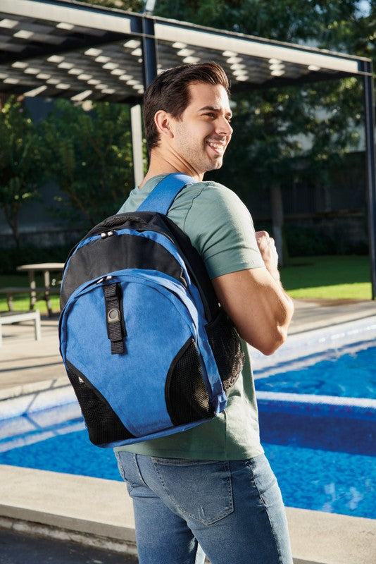 MOCHILA VICTORY - AZUL JASPEADO