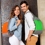 MOCHILA ALSHAIN - NARANJA