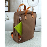 MOCHILA-PORTAFOLIO DARO - CAFE