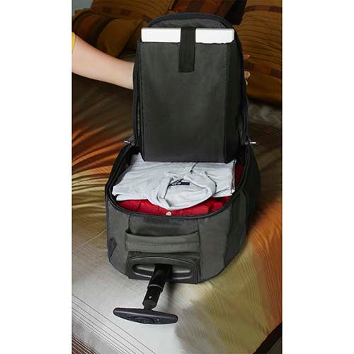 MOCHILA TROLLEY POLUX - GRIS