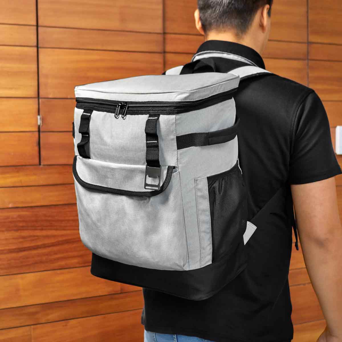 HIELERA-MOCHILA SEDANA - GRIS