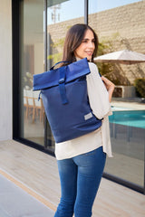 MOCHILA FLAP - AZUL