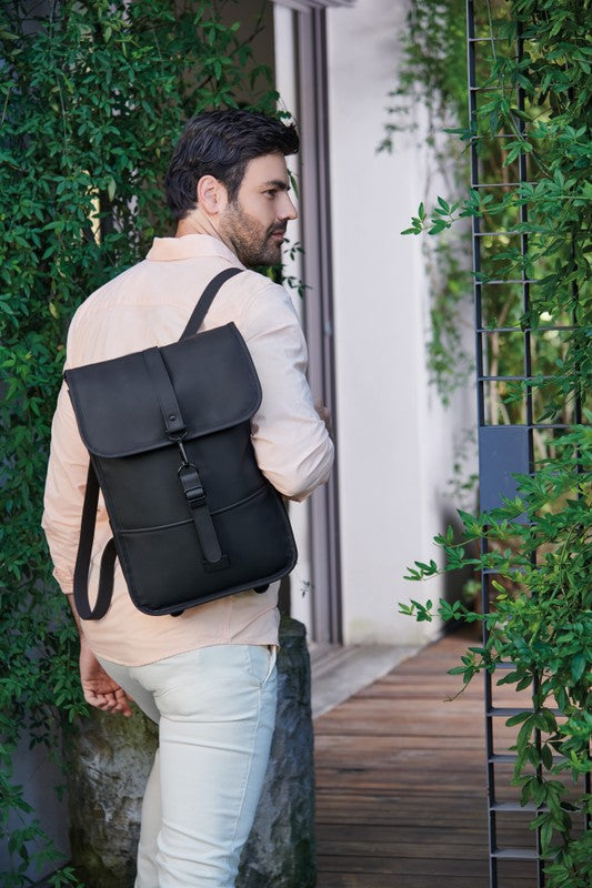 MOCHILA CADERNO - NEGRO