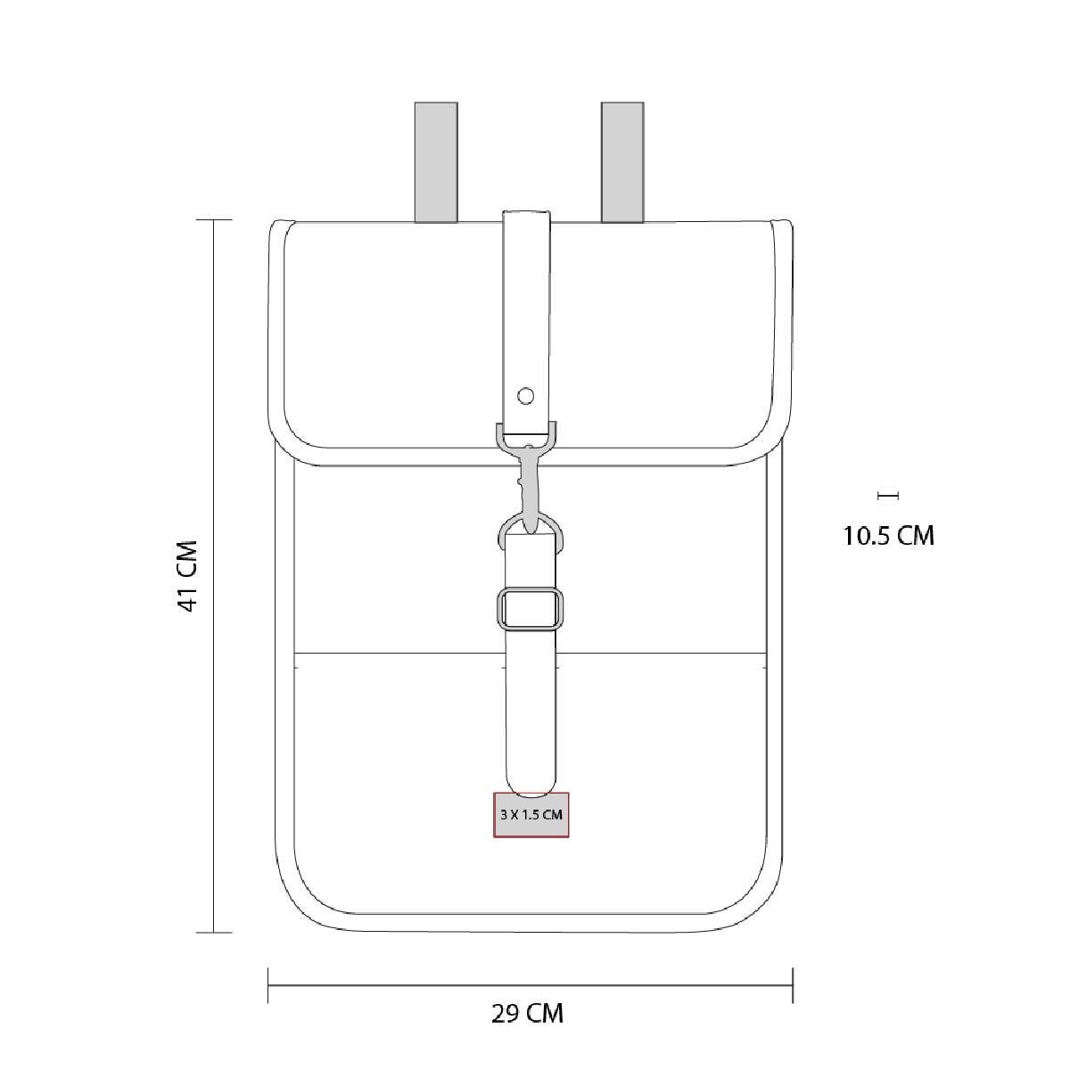 MOCHILA CADERNO - NEGRO