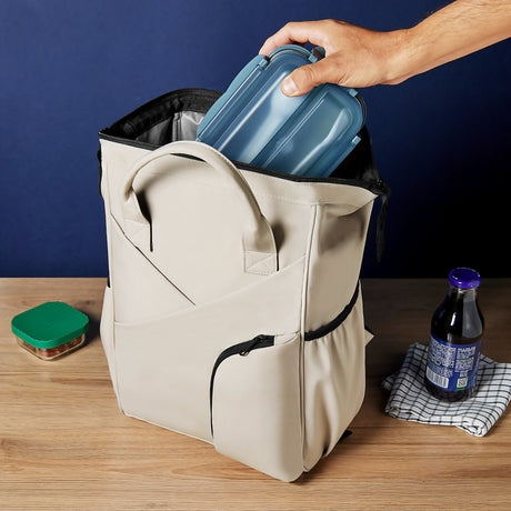 MOCHILA-LONCHERA VERTEX - GRIS