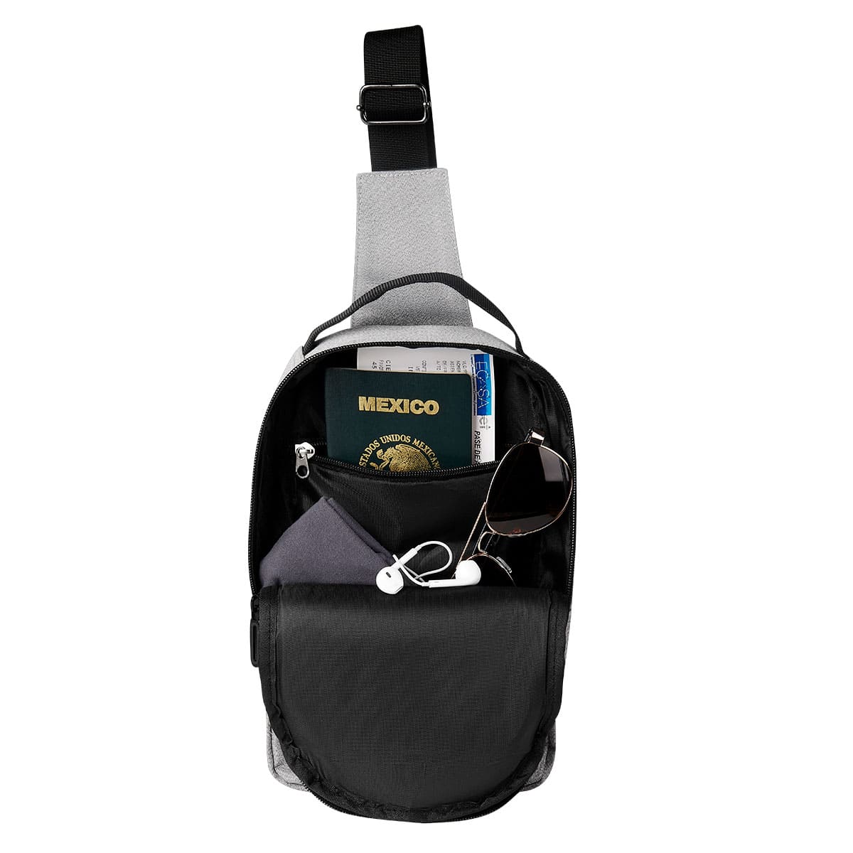 MOCHILA DE VIAJE JIMMY - GRIS