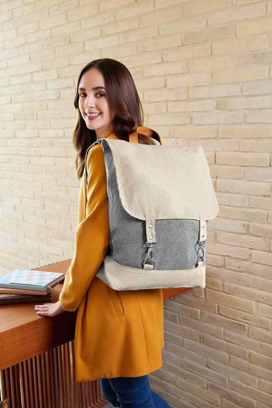 MOCHILA NATTY - GRIS