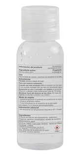 SANITIZANTE EN BOTE CILÍNDRICO - BLANCO TRASLUCIDO