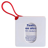 ESTUCHE CON PADS DE ALCOHOL - ROJO