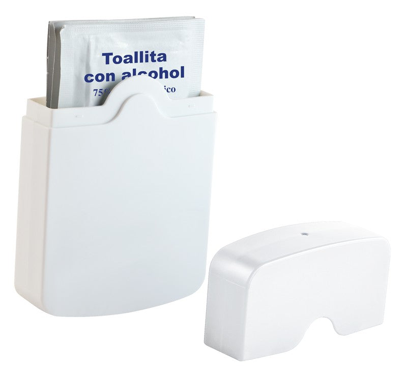 ESTUCHE GRANDE PADS DE ALCOHOL - BLANCO