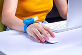 PULSERA CON GEL SANITIZANTE MILE - AZUL
