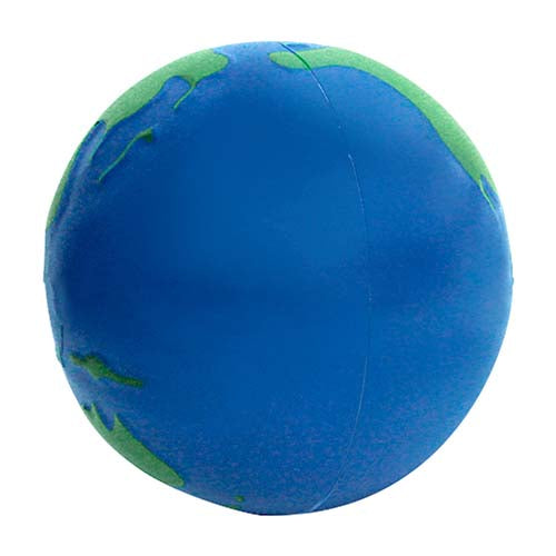 PELOTA ANTI-STRESS MUNDO - AZUL