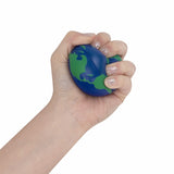 PELOTA ANTI-STRESS MUNDO - AZUL