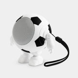 BOCINA SOCCER - BLANCO CON NEGRO