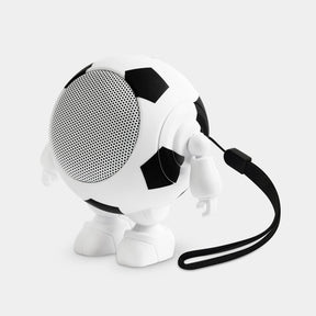 BOCINA SOCCER - BLANCO CON NEGRO