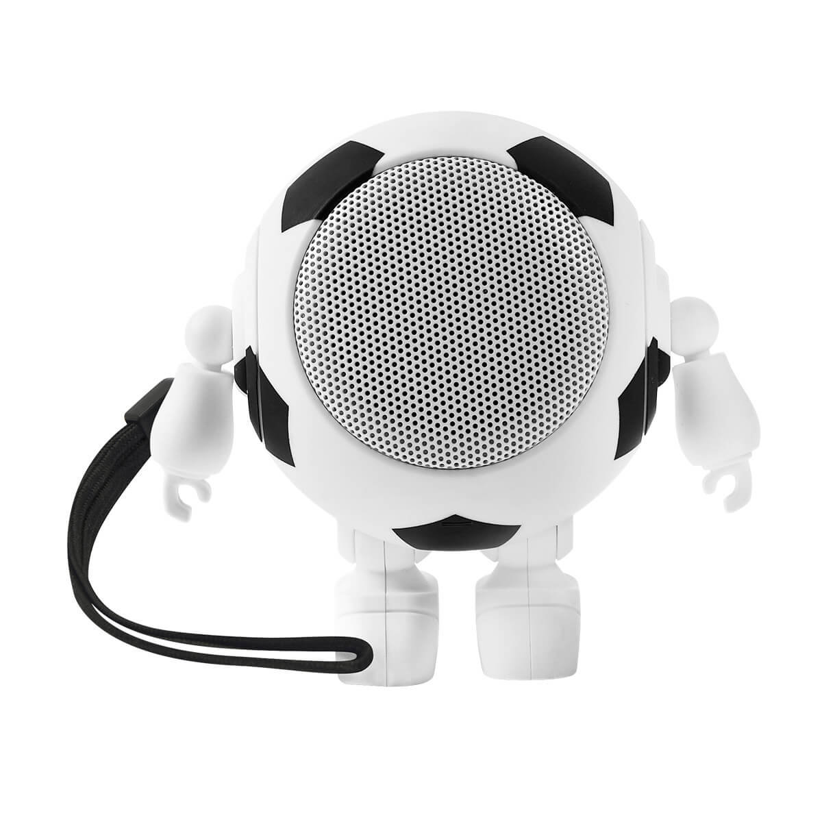 BOCINA SOCCER - BLANCO CON NEGRO