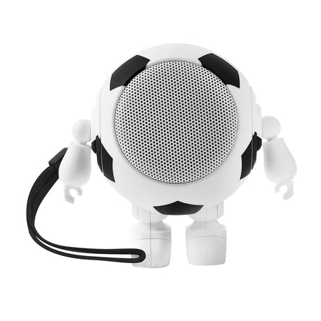 BOCINA SOCCER - BLANCO CON NEGRO