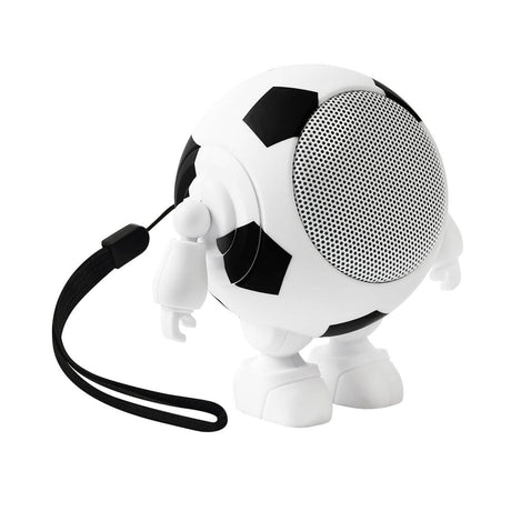 BOCINA SOCCER - BLANCO CON NEGRO