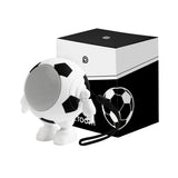BOCINA SOCCER - BLANCO CON NEGRO
