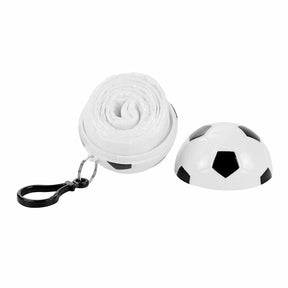 IMPERMEABLE BALÓN - BLANCO CON NEGRO