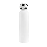 CILINDRO METÁLICO SOCCER - BLANCO CON NEGRO