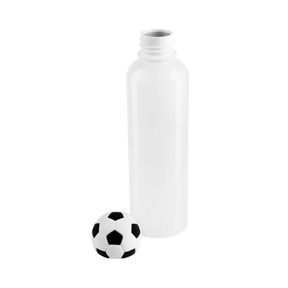 CILINDRO METÁLICO SOCCER - BLANCO CON NEGRO