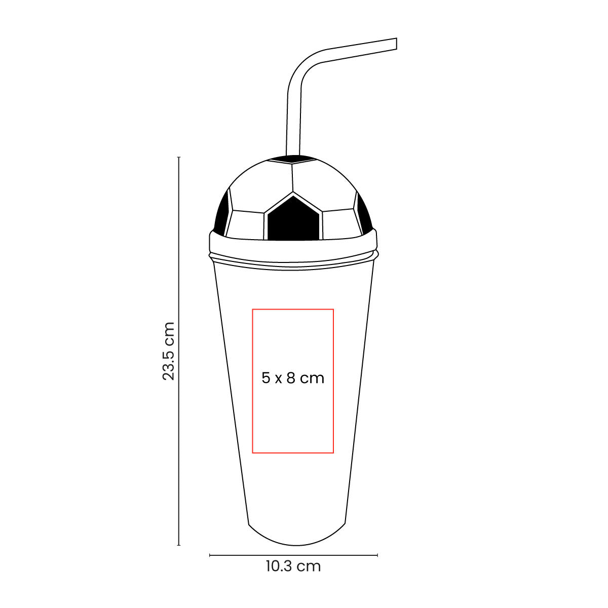VASO CORNETA