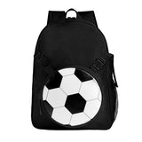MOCHILA SOCCER - BLANCO CON NEGRO