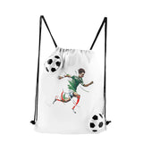BOLSA-MOCHILA MÁGICA SOCCER - BLANCO