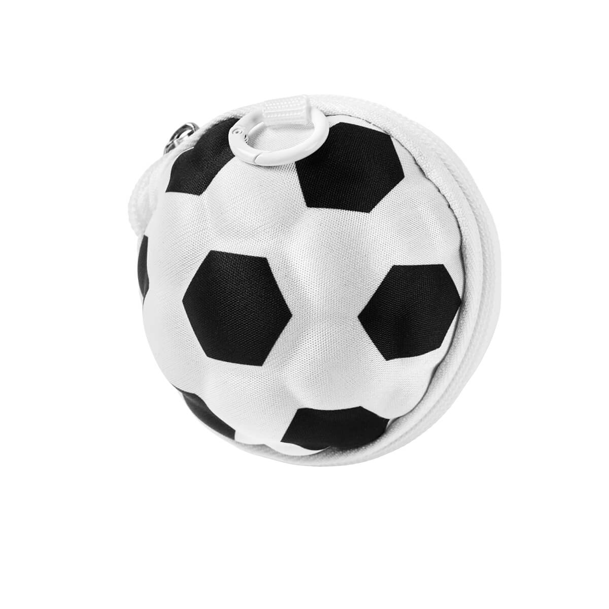 BOLSA-MOCHILA MÁGICA SOCCER - BLANCO CON NEGRO