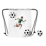 BOLSA-MOCHILA MÁGICA SOCCER - BLANCO