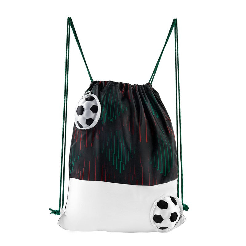 BOLSA-MOCHILA MÁGICA SOCCER - NEGRO