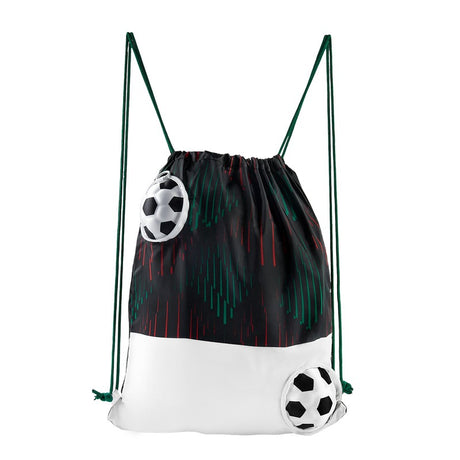 BOLSA-MOCHILA MÁGICA SOCCER - NEGRO
